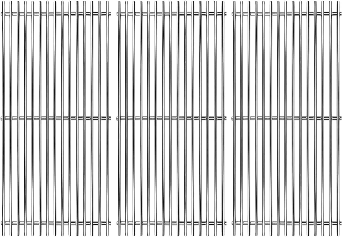 SF6089 (3-Pack) 18.7" SUS304 Cooking Grates for Weber Genesis II 400 and Genesis II LX 400, Genesis II/LX E410 E415 E435 E440 S410 S415 S435 S440 Series Grills, Replaces for Weber 66089