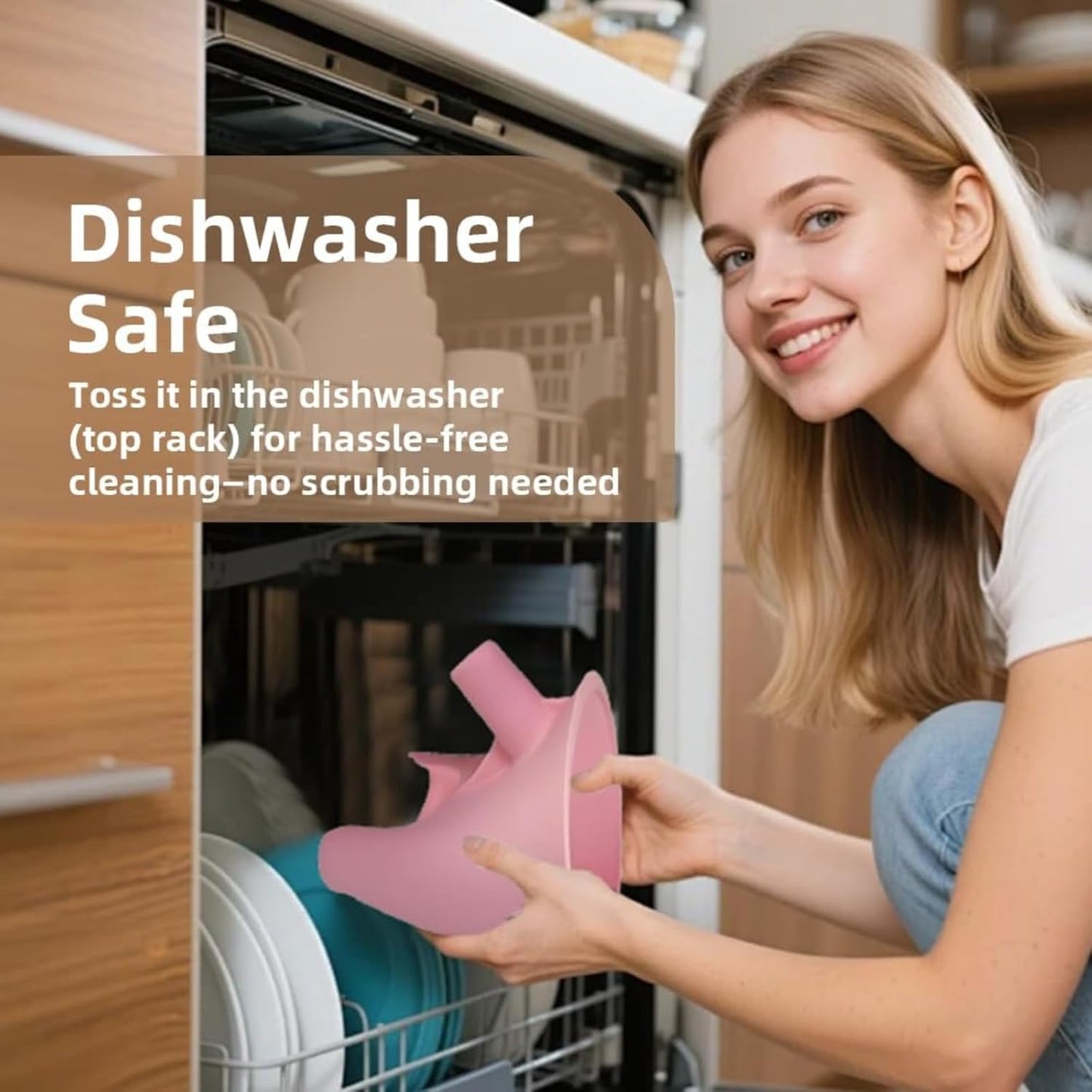 Flour Funnel for Kitchen Aid Mixer – Stand Mixer Attachment for KSM150 5-Quart Tilt-Head, Easy-Pour No-Mess Baking Tool, Fits Flour, Sugar & Egg Liquid, Dishwasher-Safe (Purple)