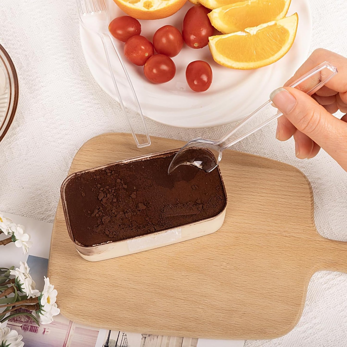 1000 Count Plastic Silverware Heavy Duty - 500 Spoons, 500 Forks, BPA-Free, Heat Resistant, Disposable Plastic Utensils Set, Plastic Cutlery Set, Plasticware Bulk for Party