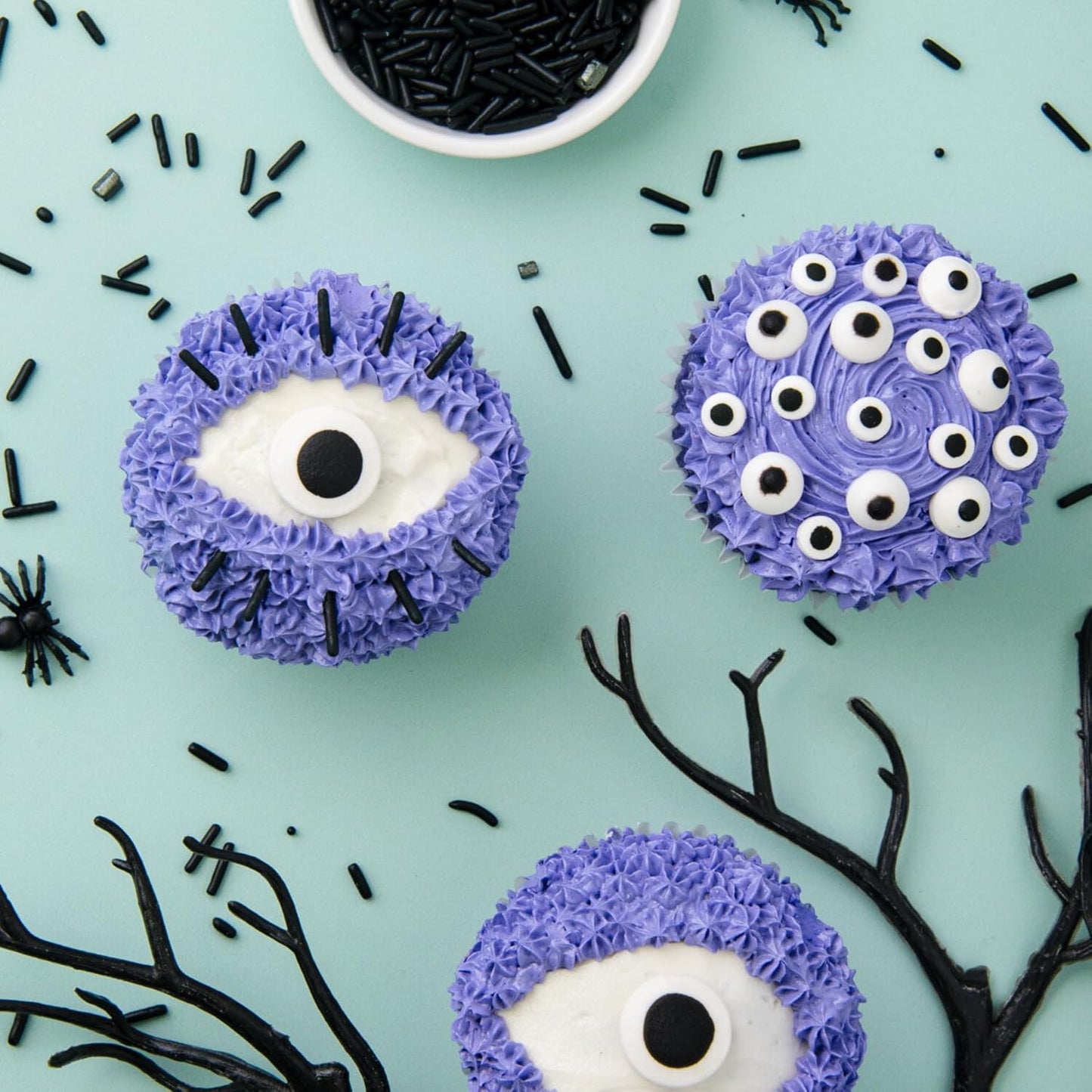 Sweets Indeed Candy Eyeballs, Halloween Edible Eyes, Assorted Variety, Perfect for Cake Decorations, Baking, Ice Cream, Cookies, Cupcake Topper, 2.53 ounces (Candy Eyeball Tacklebox)