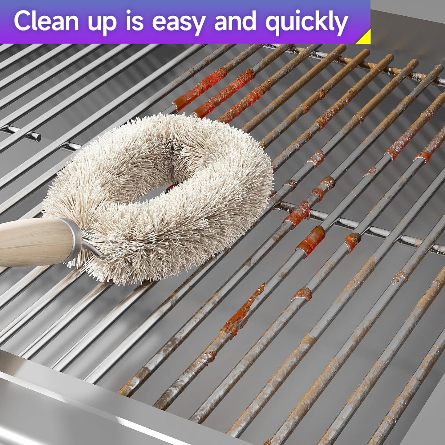 17.5 inch Stainless Steel Grill Cooking Grates Replacement Parts for Weber Spirit 300 Series, Genesis Silver/Gold/Platinum B/C, Genesis 1000-3500, I - IV, 7638, 7639, 2Pack