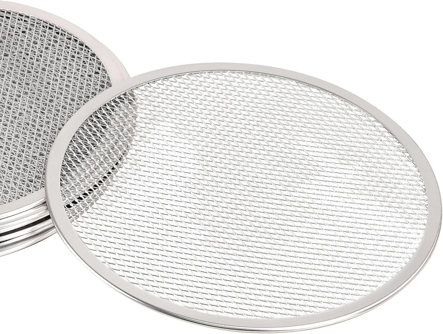 15-inch Aluminum Pizza Screen | Commercial Grade Pizza/Baking Screen for Oven | Pizza Baking Tray for Home And Restaurant | Round, Aluminum, 15-inch [1PK]