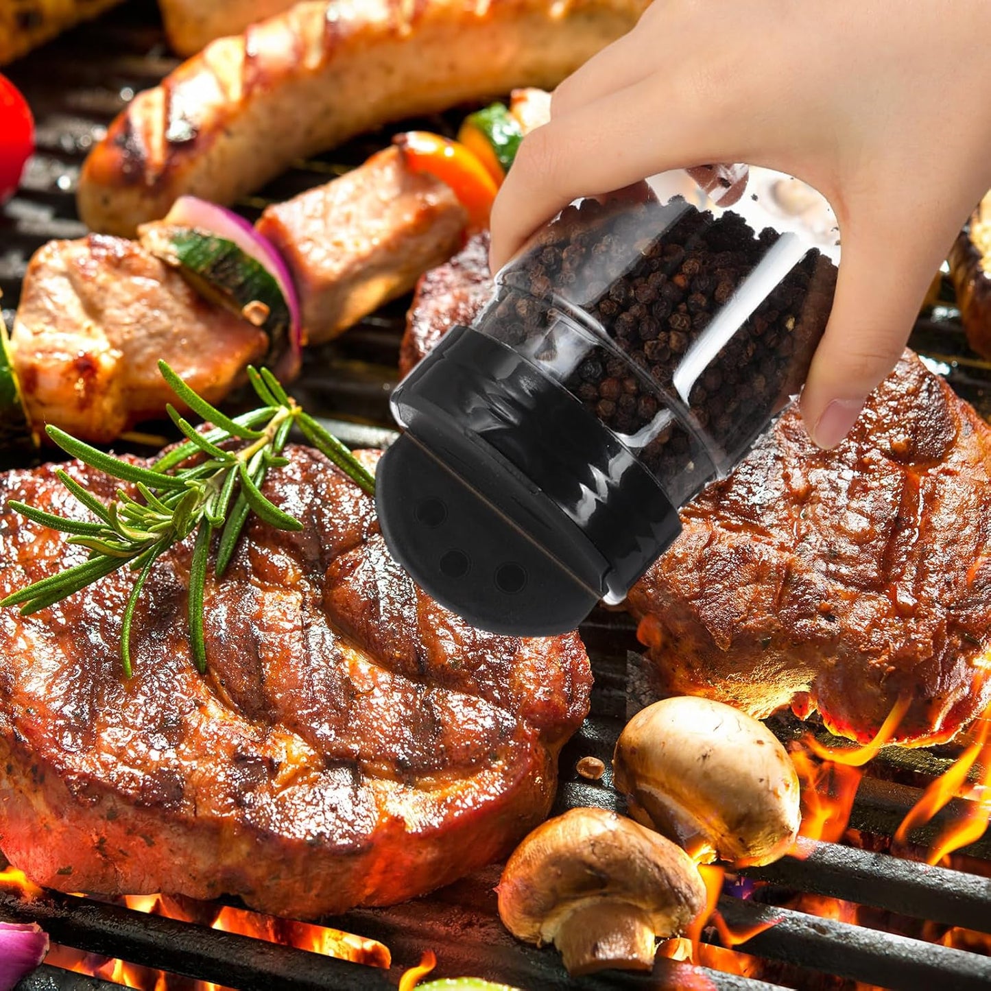 30 Pack 10.1 oz Plastic Spice Jars with Shaker Lids Clear Seasoning Containers Bottles for Kitchen Storing Spice Herbs Seasoning Powders