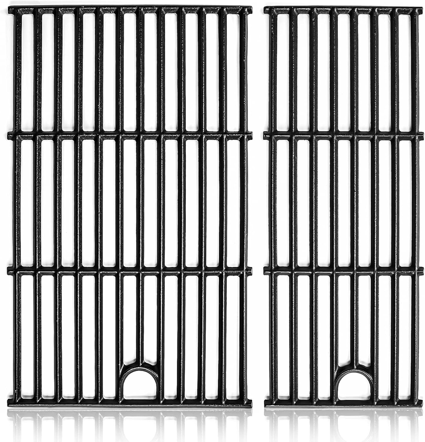 Uniflasy Cast Iron Cooking Grates fits CharBroil 2-Burner 463630021 463655021 463655421 463655621,Grids for Charbroil 463660421 463654022 463660021 463644220 463632320 Replacement Grill Grates
