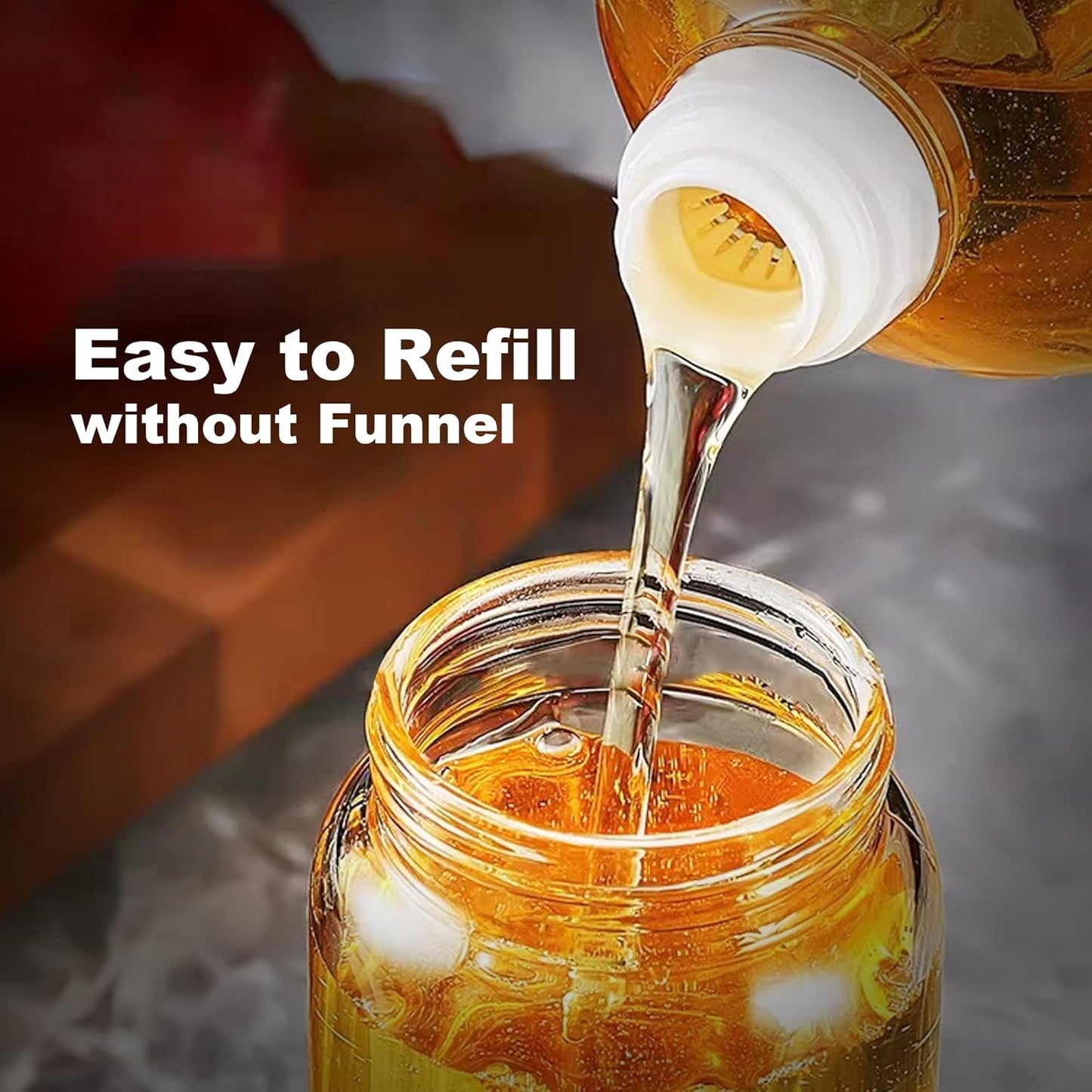 Suli Glass Olive Oil Dispenser Bottle -2 Pack17oz Oil and Vinegar Cruet Set with Steel Spouts and Labels for Kitchen Cooking, Salad Dressing, and BBQ (Silver)