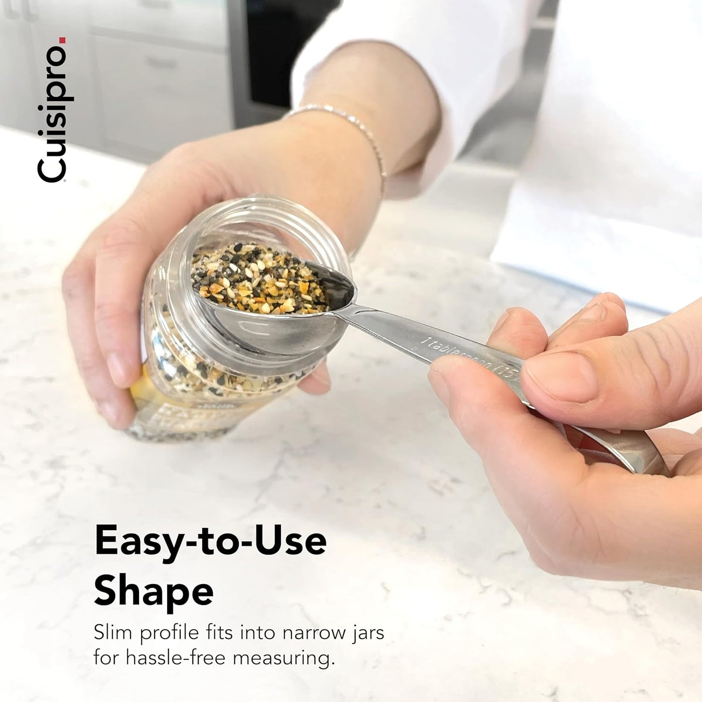 CUISIPRO Measuring Cup & Spoon Set SS