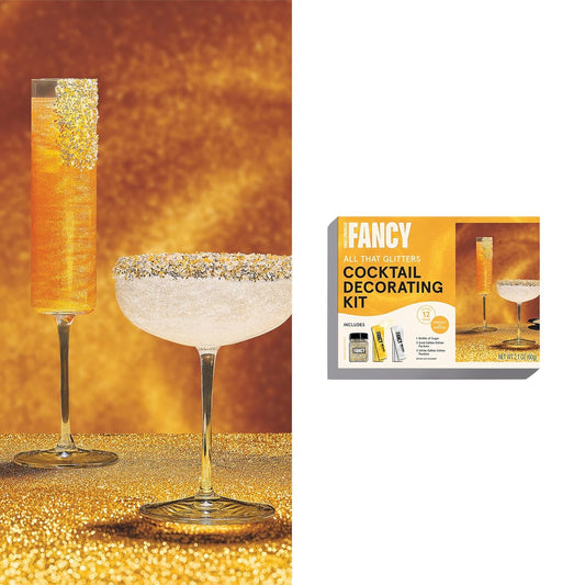 Fancy Sprinkles All That Glitters Cocktail Kit, for Happy Hour, Parties, Bachelorette, Gifting, & Celebrations