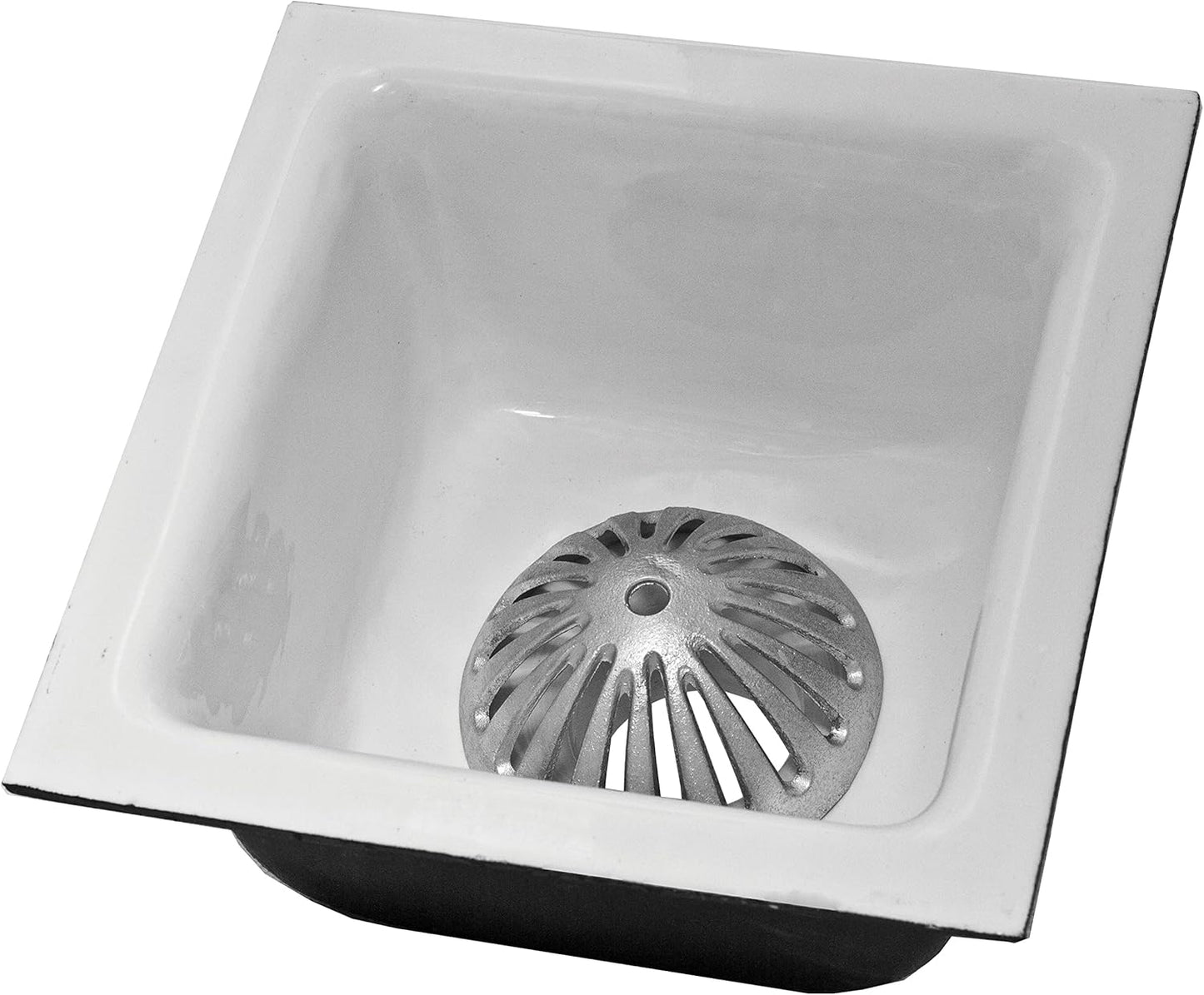 Heavy Duty Aluminum Floor Drain Cover, Floor Drain Strainer, Floor Sink Strainer, Dome Drain Cover for Restaurant, Home, Garden, Kitchen, Bar, Buffet or Food Service, 5-1/2" W x 2-1/4"H(1PCS)