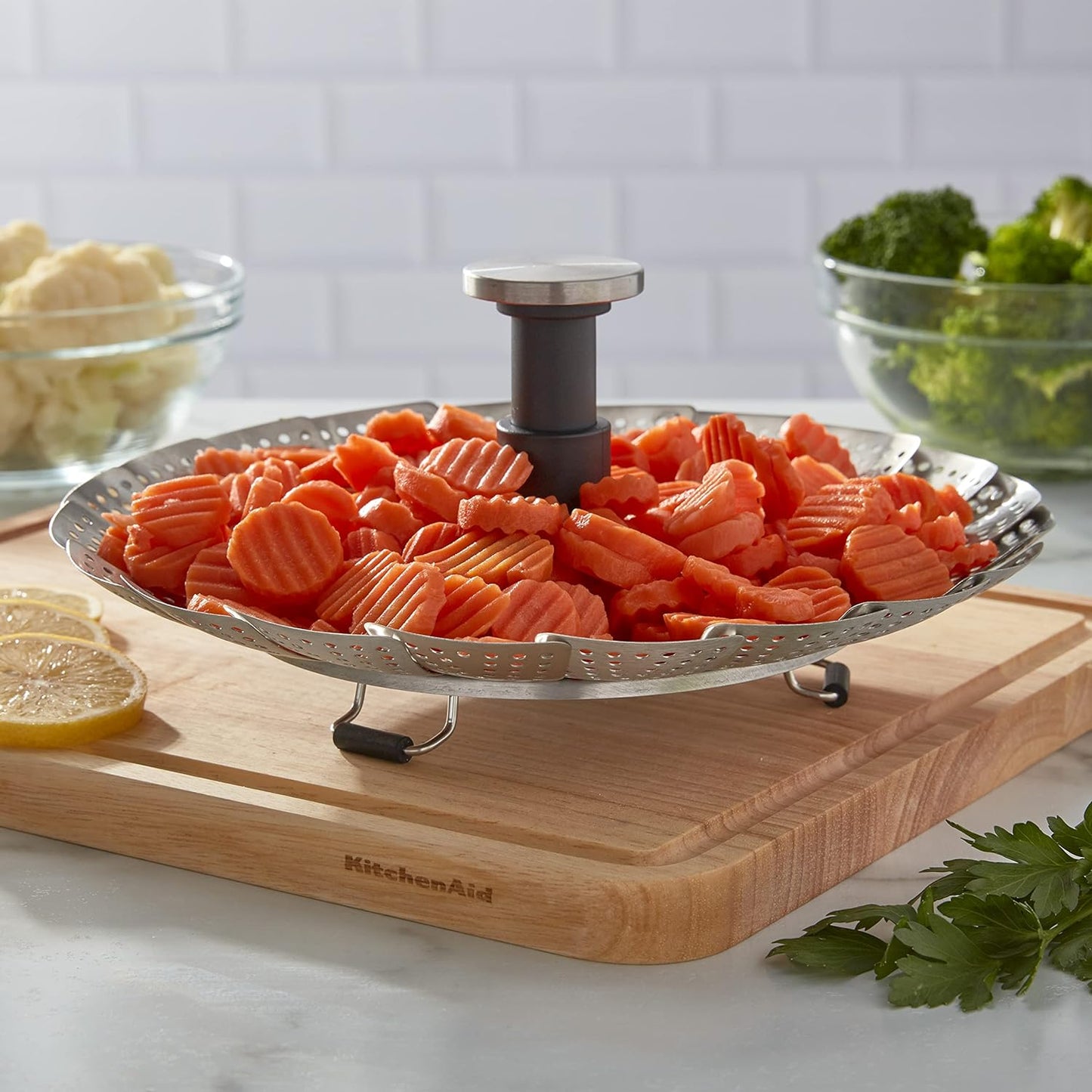 KitchenAid Universal Steamer Basket, 10-Inch, Stainless Steel