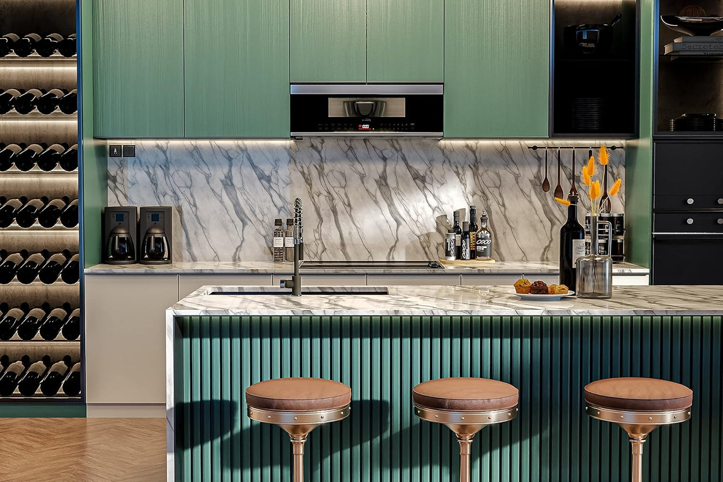 KoolMore KM-MLPOT-1SS 30 Inch Over-The-Range Low Profile Microwave, Built-in, 10 Levels, 13.5” Glass Turntable, 1000-Watt Power, Advanced Air Vent, and Heat Circulation, 30 in/1.2 Cu. Ft, Silver