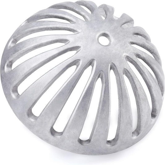 Heavy Duty Aluminum Floor Drain Cover, Floor Drain Strainer, Floor Sink Strainer, Dome Drain Cover for Restaurant, Home, Garden, Kitchen, Bar, Buffet or Food Service, 5-1/2" W x 2-1/4"H(1PCS)