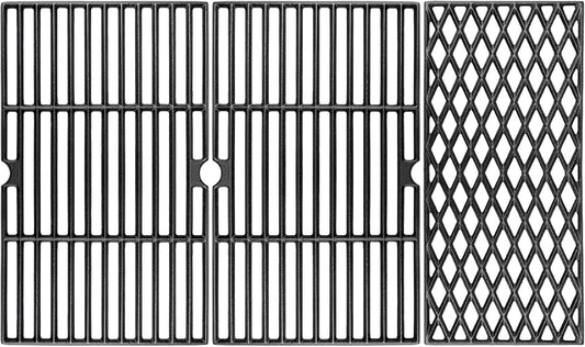 Cast Iron Grill Grates for Dyna glo 4 Burner DGH450CRP DGH450CRP-D, 5 Burner DGH485CRP DGH474CRP DGB494SPB, for Kenmore 146.16132110 146.23678310, Cooking Grate Replacement Parts