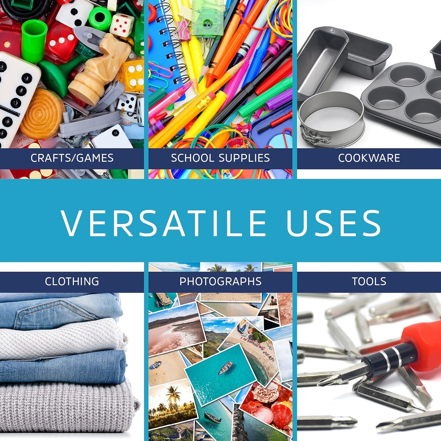 GPI Case of 1000, 10" X 12" Clear Plastic Reclosable Zip Bags - Bulk 2 Mil Thick Strong & Durable Poly Baggies with Resealable Zip Top Lock for Travel, Storage, Packaging & Shipping.