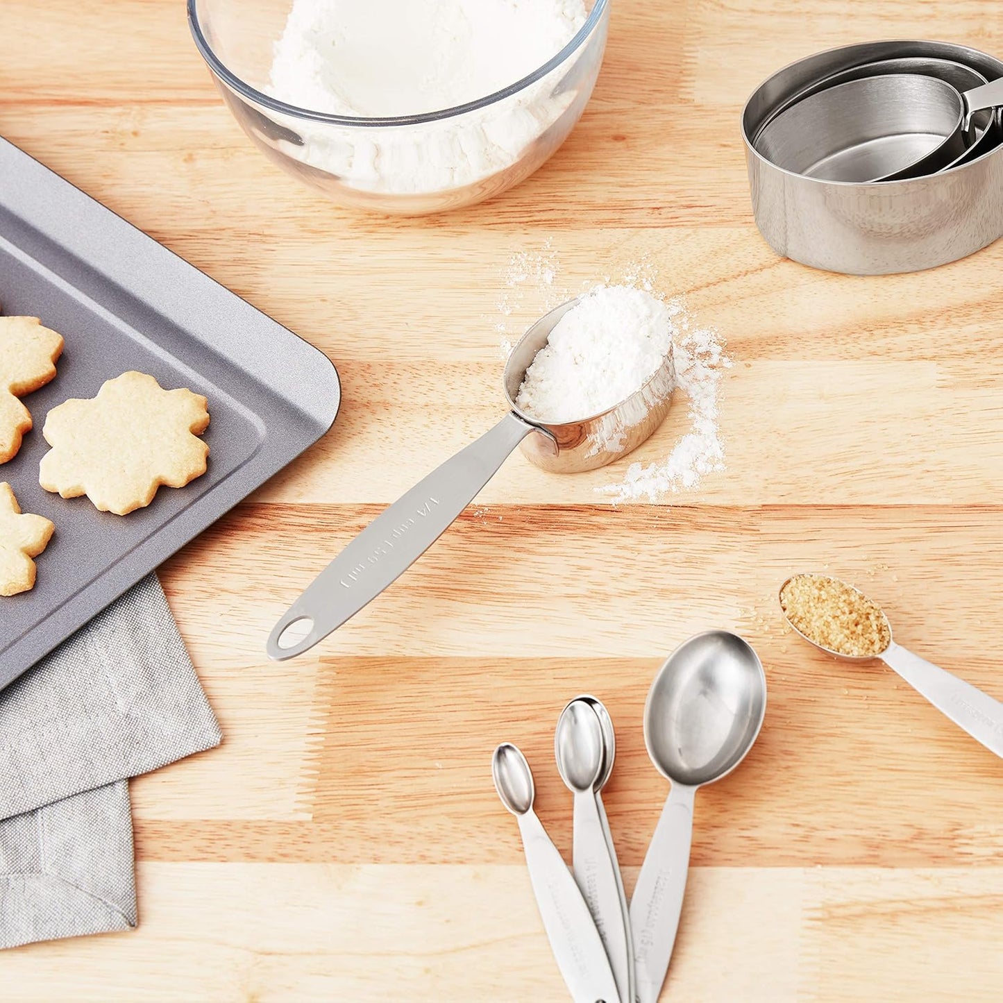 CUISIPRO Measuring Cup & Spoon Set SS