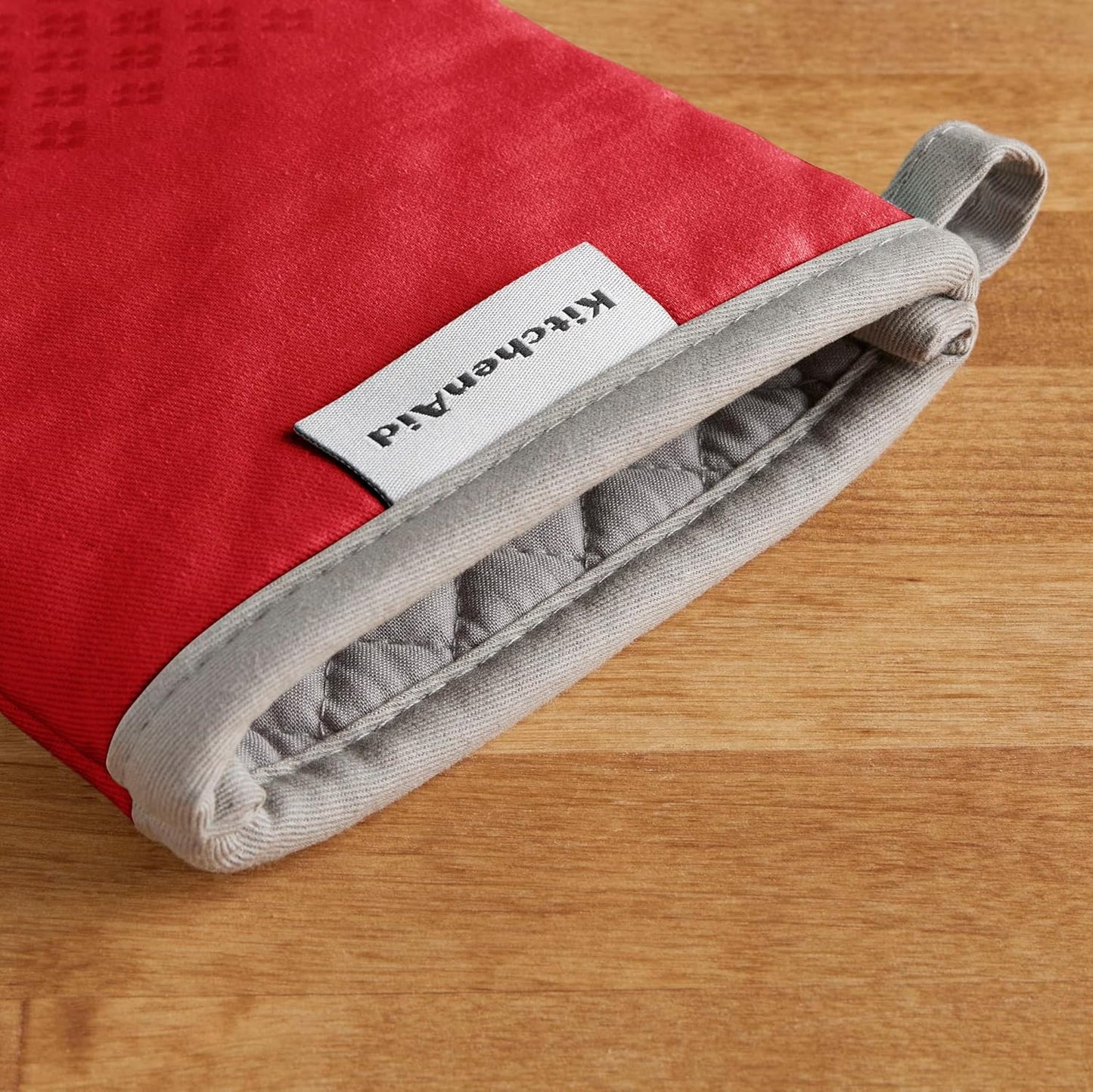 KitchenAid Asteroid Oven Mitt Set, 7"x12.5", Fire Red, 2 Piece