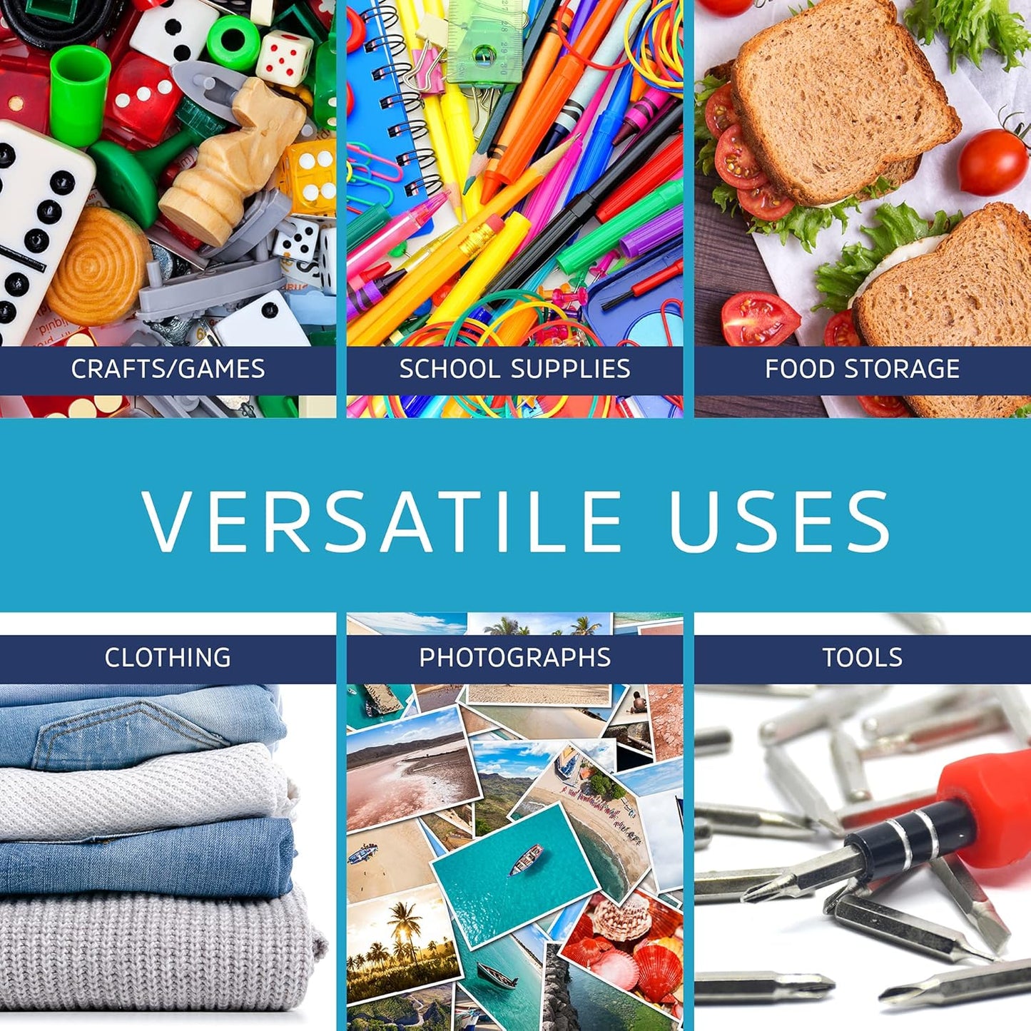 GPI - 10" x 14", Case of 1000, Clear Plastic Reclosable Zip Bags, 2 Mil Thick, Zip Poly Bags with Resealable Lock Seal Zipper For Food, Apparel, Shirts, Household, School & Office Supplies