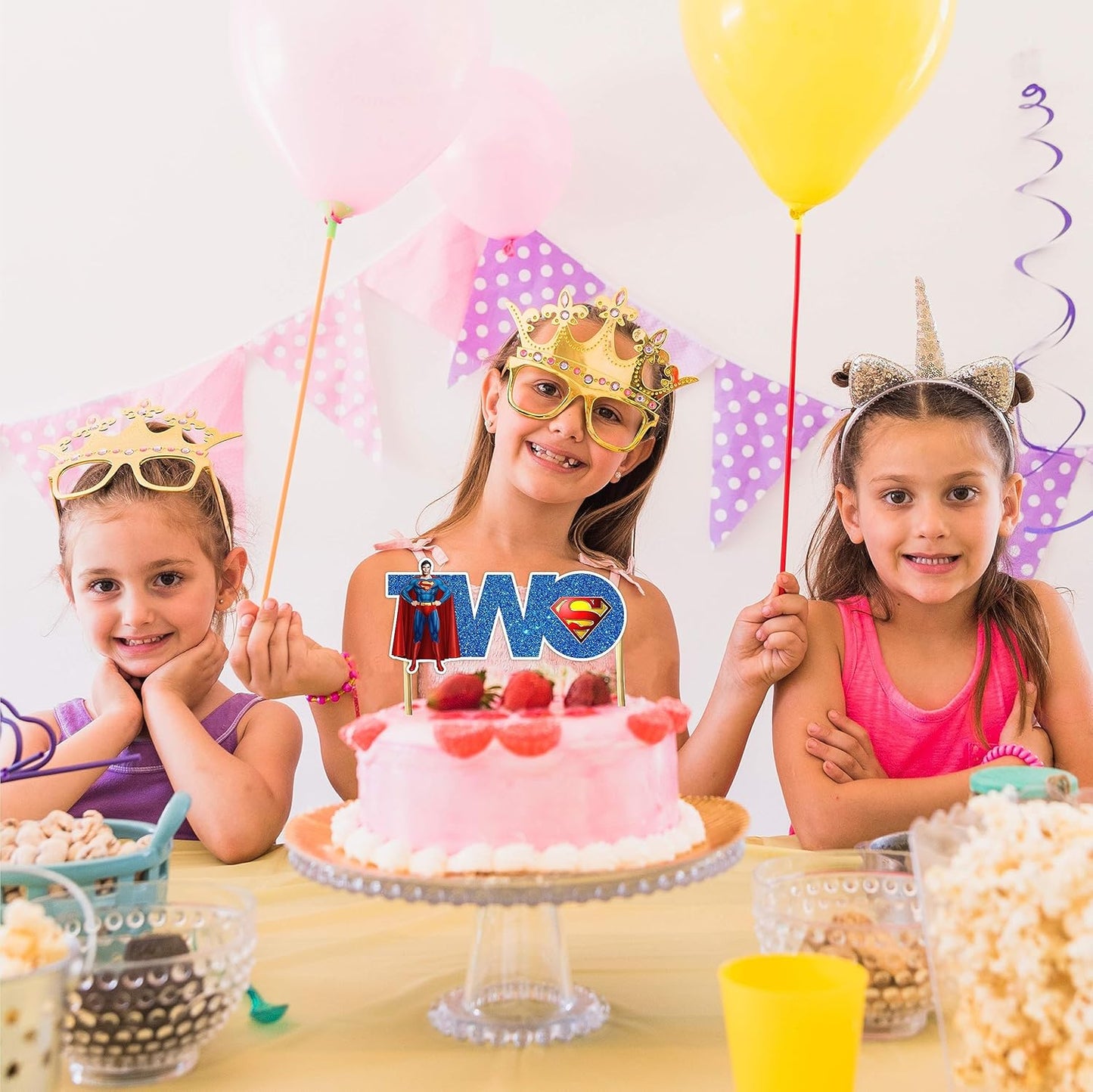 Seyal® Suprman Two Cake Topper